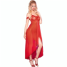 Cr 3716 Babydoll Long Rouge L/Xl