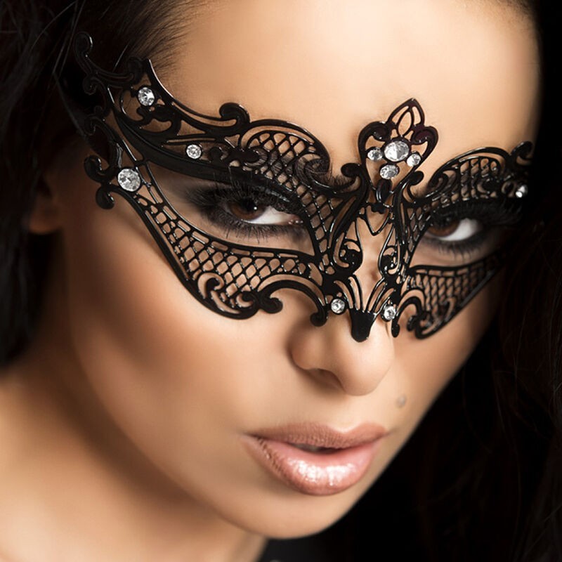 Cr 3755 Masque Loup Noir