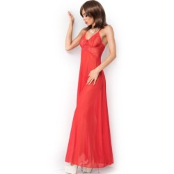 Cr 3883 Babydoll Hosszú Piros S/M