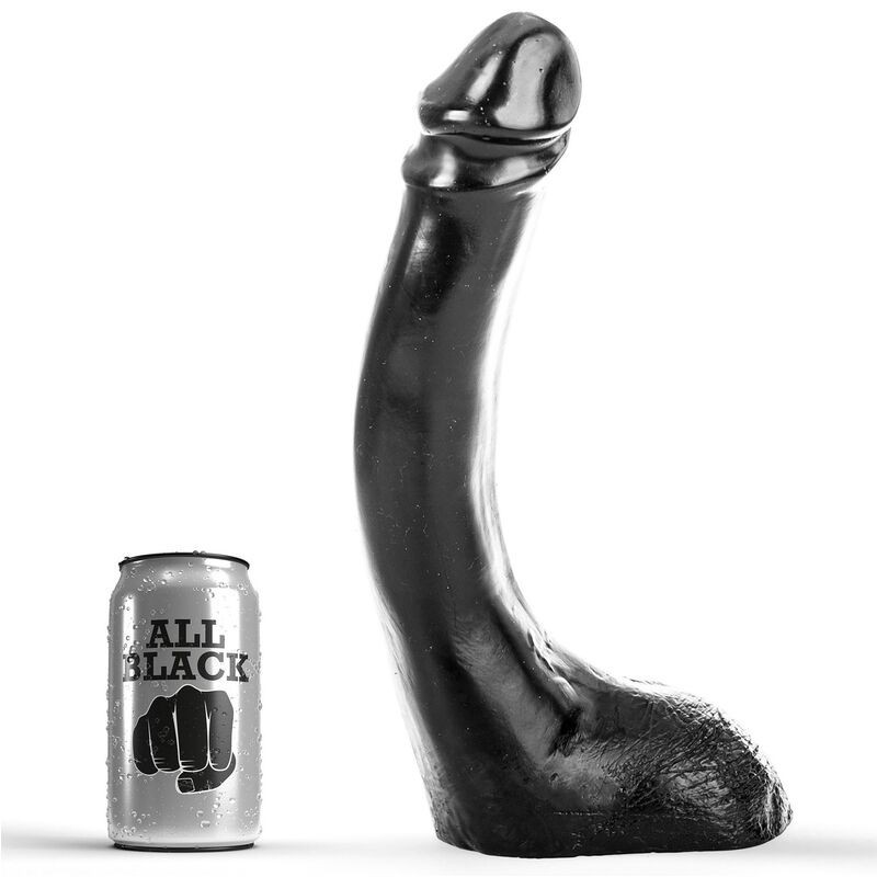 Čierny dildo 29 cm Fisting