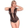 Cr 4383 Body Crotchless Černé S/L