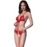 Cr 4410 Kropp Crotchless Röd S/M