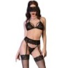 Cr 4467 Set Vierteiliges Set Schwarz L/Xl