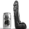 Dildo Realista Negre Suau 20 Cm