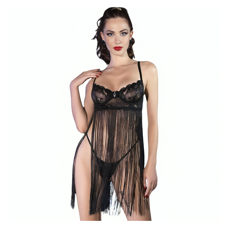 Cr 4496 Babydoll Sort S/M Cr 4496 Babydoll Sort S/M