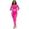 Cr 4632 Topp & Byxor Fuchsiarosa S/L