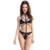 Cr 4633 Ensemble Deux Pièces Noir L/Xl