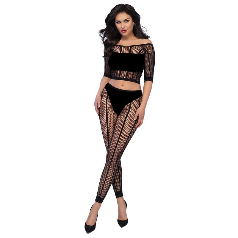Cr 4647 Top & Leggings Noir S/M Cr 4647 Top & Leggings Noir S/M