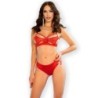 Cr 4676 Set Zweiteiliges Rot L