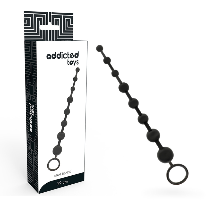 Anal Beads 29 Cm Negro