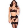 Cr 4693 Set Vierteiliges Set Rot/Schwarz Xl