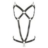 Leather Harness 2 Chains S-L