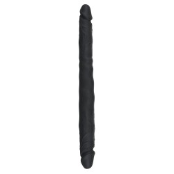 BK Kahekordne must dildo