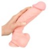 Silikonski dildo medicinske kakovosti 24 cm