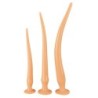 Flesh-toned Super Long Anal Plug Set