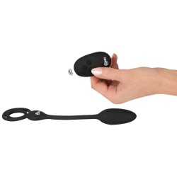 Anello per pene e testicoli Rebel con telecomando