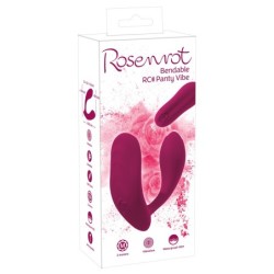 Rosa Roja Vibrador de Bragas RC Flexible