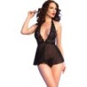 Cr 4720 Babydoll & Tanga Schwarz Xl