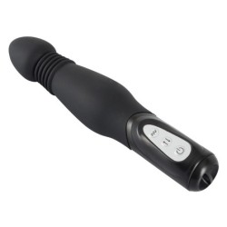 Crni analni vibrator s potiskom Y2T