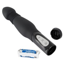 Crni analni vibrator s potiskom Y2T