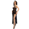 Cr 4723 Nuisette Longue & String Noir M