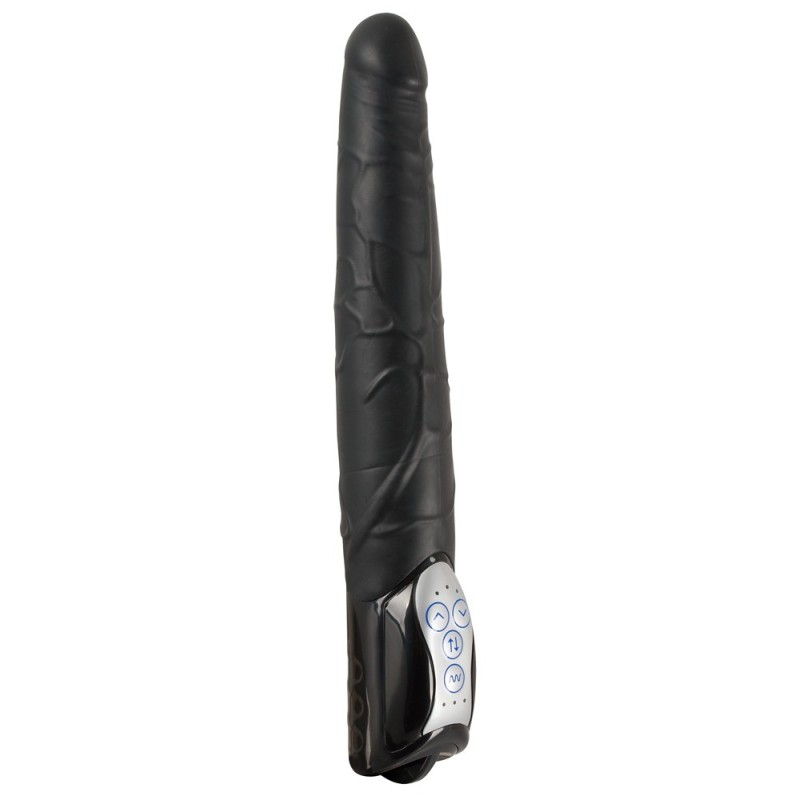 Vibrador de empuje negro