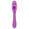 Elastīgs vibrators ar 2 funkcijām
