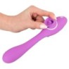 Elastīgs vibrators ar 2 funkcijām