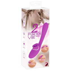 Vibrator flexibil cu 2 funcții