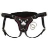 Leather S-L Thong Strap Harness