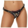 Leather S-L Thong Strap Harness