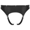 Lederen open kruis string L