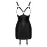 Miniabito in pelle con busto scoperto 2XL