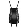 Miniabito in pelle con busto scoperto 2XL
