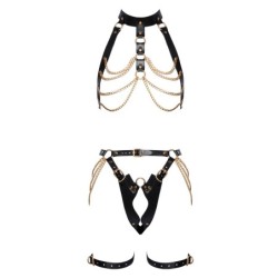 Ensemble de harnais en cuir L/XL