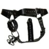 Leren string voor mannen L/XL