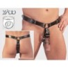 Leren string voor mannen L/XL
