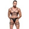 Harnais en cuir pour homme, ensemble M/L