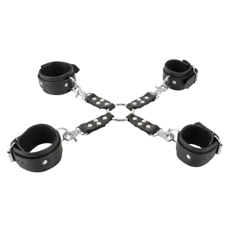 Set di legature Hogtie in pelle