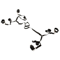 Menottes de cuir pour lit