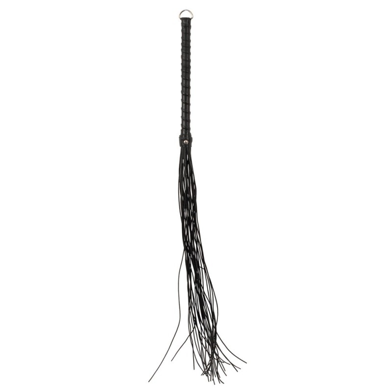 Chicote de couro com cordas