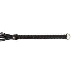Chicote de couro com cordas