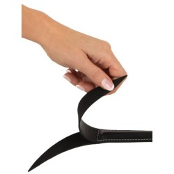 Haut en cuir torsadé