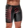 Herre Shorts Sort/Rød XL