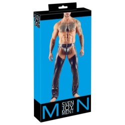 Imitationsläder chaps för män 2XL
