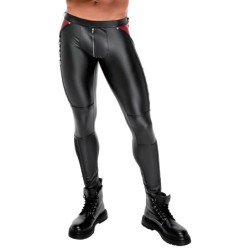 Herrenhose Schwarz/Rot XL