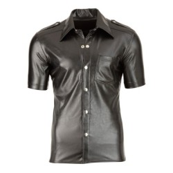 Chemise pour homme XL en similicuir