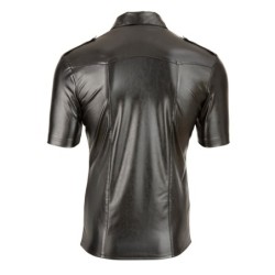 Herrskjorta i konstläder 2XL
