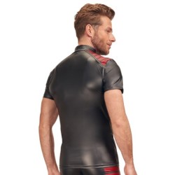 Moška majica črna/rdeča 2XL