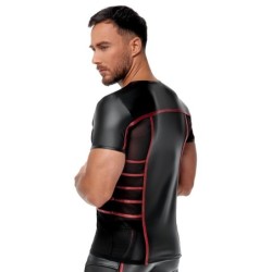 Tricou bărbătesc negru/roșu 2XL